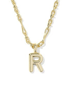 Kendra Scott: Bubble Letter Necklace-Gold-7- Jewelry-Kendra Scott-Usher & Co - Women's Boutique Located in Atoka, OK and Durant, OK