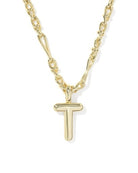Kendra Scott: Bubble Letter Necklace-Gold-7- Jewelry-Kendra Scott-Usher & Co - Women's Boutique Located in Atoka, OK and Durant, OK