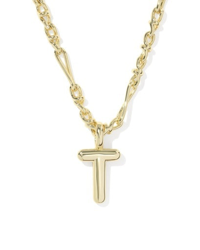 Kendra Scott: Bubble Letter Necklace-Gold-7- Jewelry-Kendra Scott-Usher & Co - Women's Boutique Located in Atoka, OK and Durant, OK