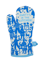 Party in the Kitchen Oven Mitt-11- Gift/Home-Blue Q-Usher & Co - Women's Boutique Located in Atoka, OK and Durant, OK