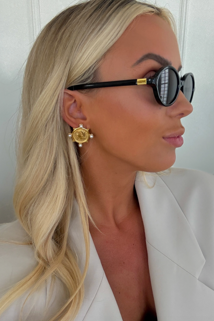 Pearl Coin Earring-7- Jewelry-ChanSutt Pearls-Usher & Co - Women's Boutique Located in Atoka, OK and Durant, OK