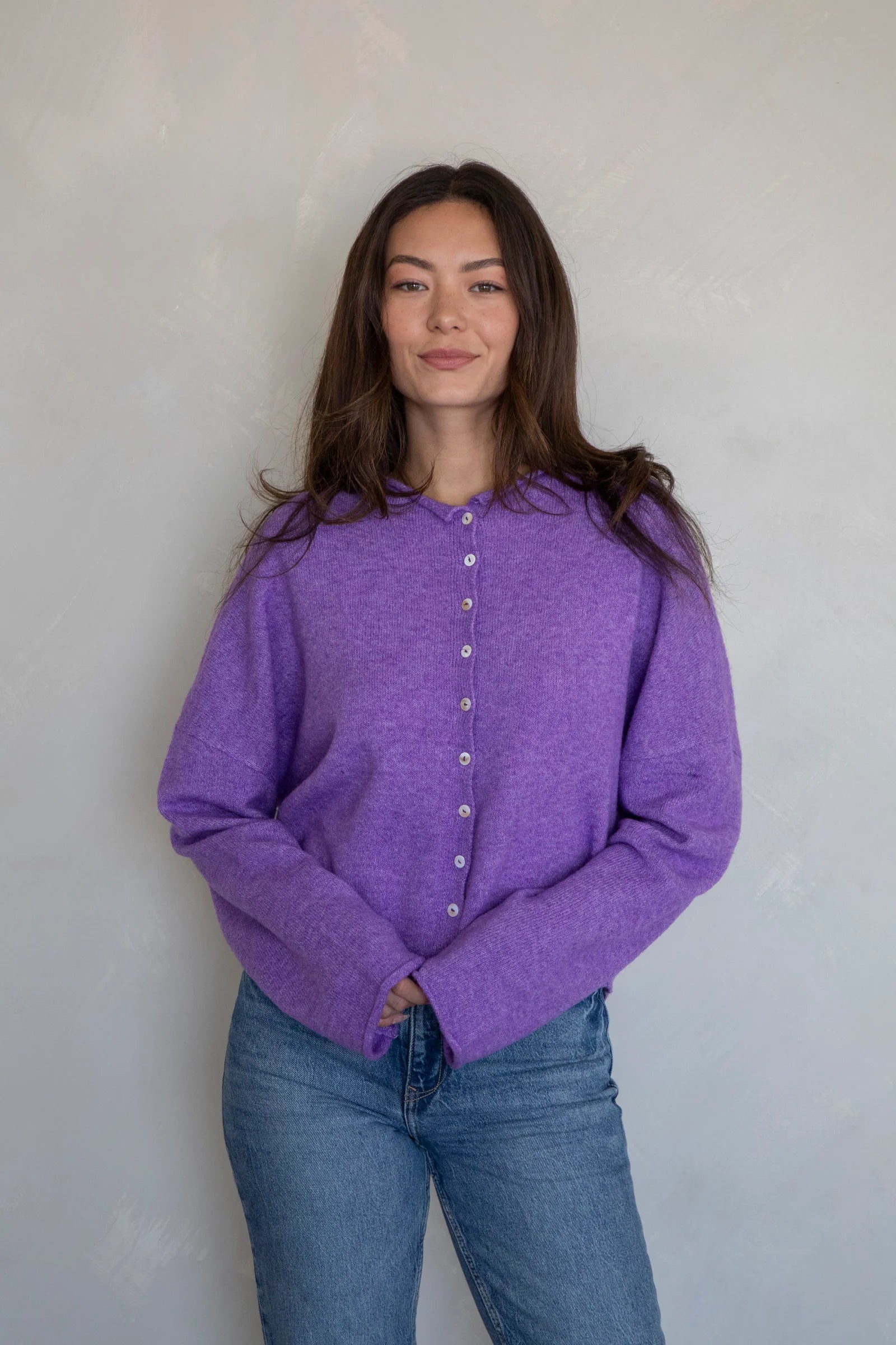 Piper Cardigan-Purple-1- Tops-Things Between-Usher & Co - Women's Boutique Located in Atoka, OK and Durant, OK