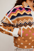 FP Movement: Printed Mountain High 1/2 Zip-1- Tops-Free People Movement-Usher & Co - Women's Boutique Located in Atoka, OK and Durant, OK