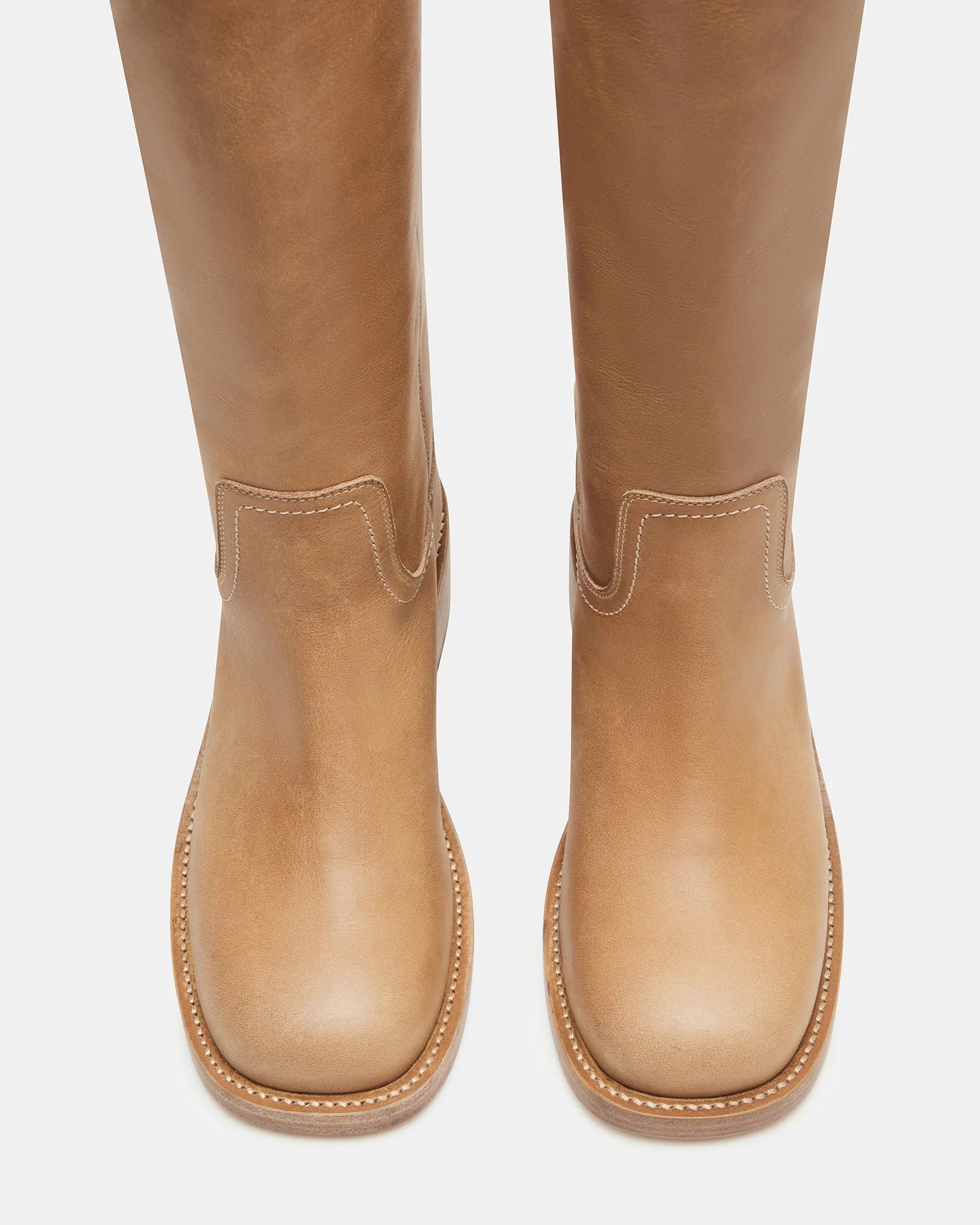 Steve Madden: Riggs Banana Leather Boots-9- Shoes-USHER & CO -Usher & Co - Women's Boutique Located in Atoka, OK and Durant, OK