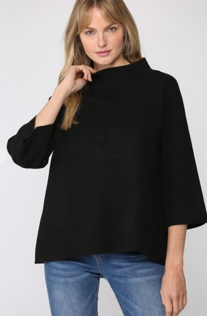 Isabelle Mock Sweater-Sweaters-Fate-Usher & Co - Women's Boutique Located in Atoka, OK and Durant, OK