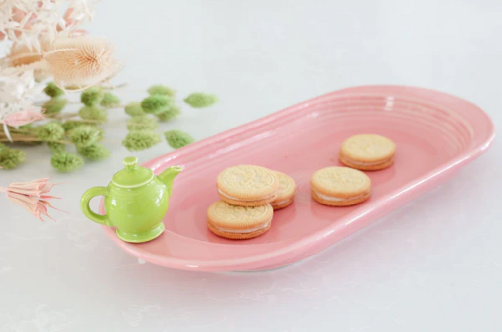 Nora Fleming: Fiesta Bread Tray With Teapot-Kitchen-NORA FLEMING-Usher & Co - Women's Boutique Located in Atoka, OK and Durant, OK