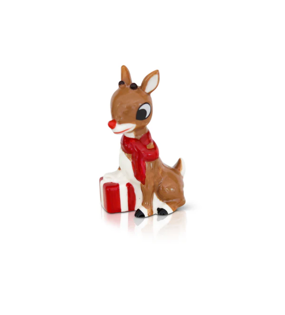 Nora Fleming: Mini Rudolf The Red-nosed Reindeer-Kitchen-NORA FLEMING-Usher & Co - Women's Boutique Located in Atoka, OK and Durant, OK