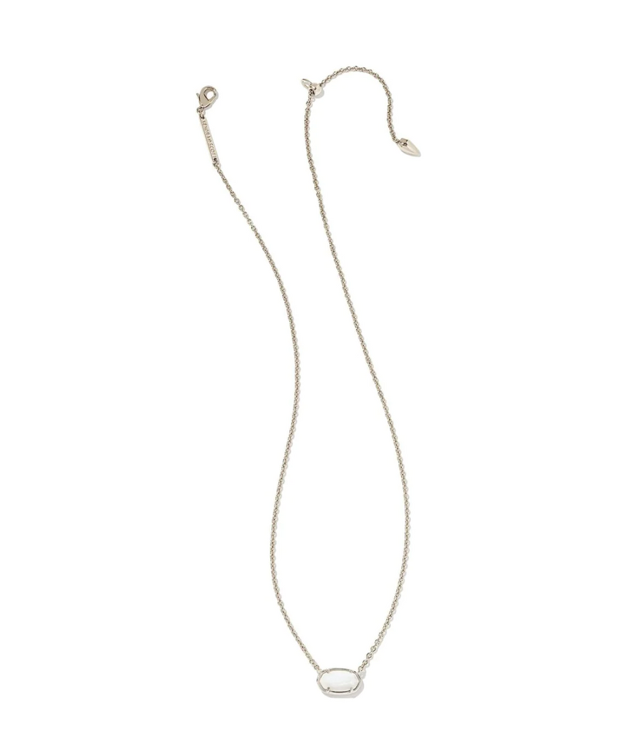 Kendra Scott: Grayson Necklace Silver-Necklaces-Kendra Scott-Usher & Co - Women's Boutique Located in Atoka, OK and Durant, OK