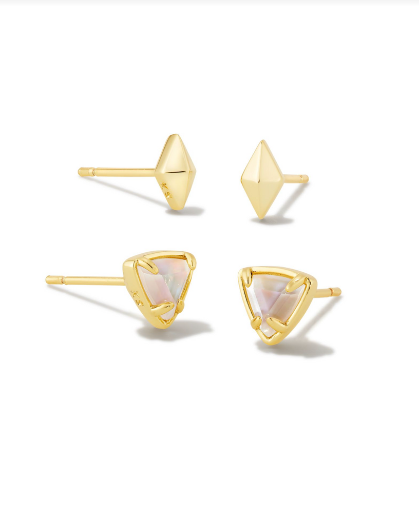 Kendra Scott: Greta Stud Set Gold-Earrings-Kendra Scott-Usher & Co - Women's Boutique Located in Atoka, OK and Durant, OK