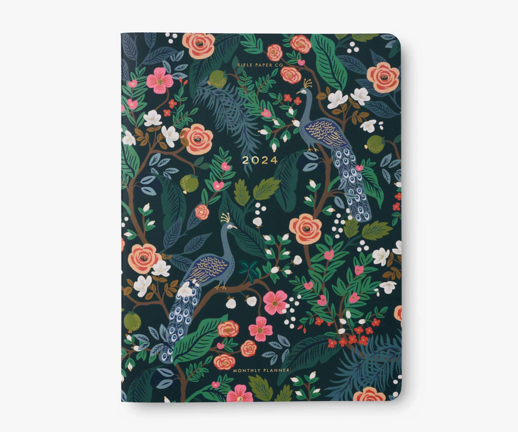 2024 Peacock Appointment Notebook-Planners-Rifle Paper Co-Usher & Co - Women's Boutique Located in Atoka, OK and Durant, OK