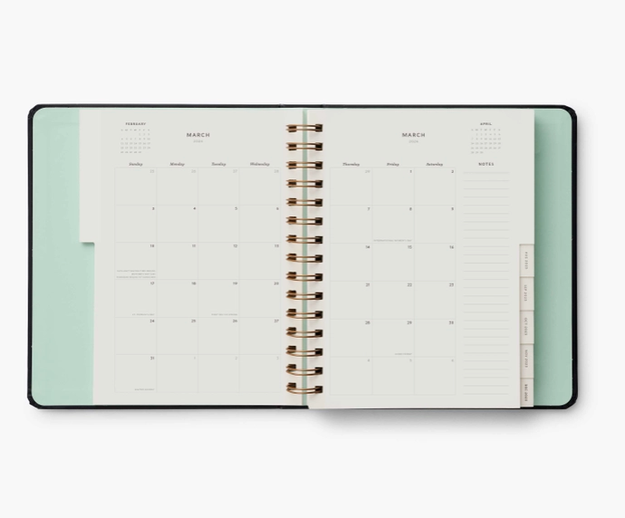 2024 Flores 17-month Planner-Planners-Rifle Paper Co-Usher & Co - Women's Boutique Located in Atoka, OK and Durant, OK