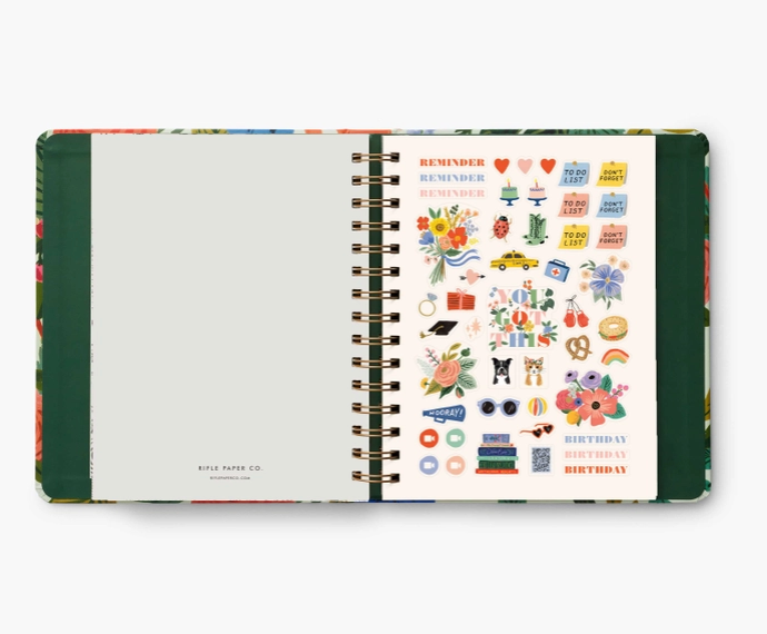 2024 Garden Party 17-month Planner-Planners-Rifle Paper Co-Usher & Co - Women's Boutique Located in Atoka, OK and Durant, OK