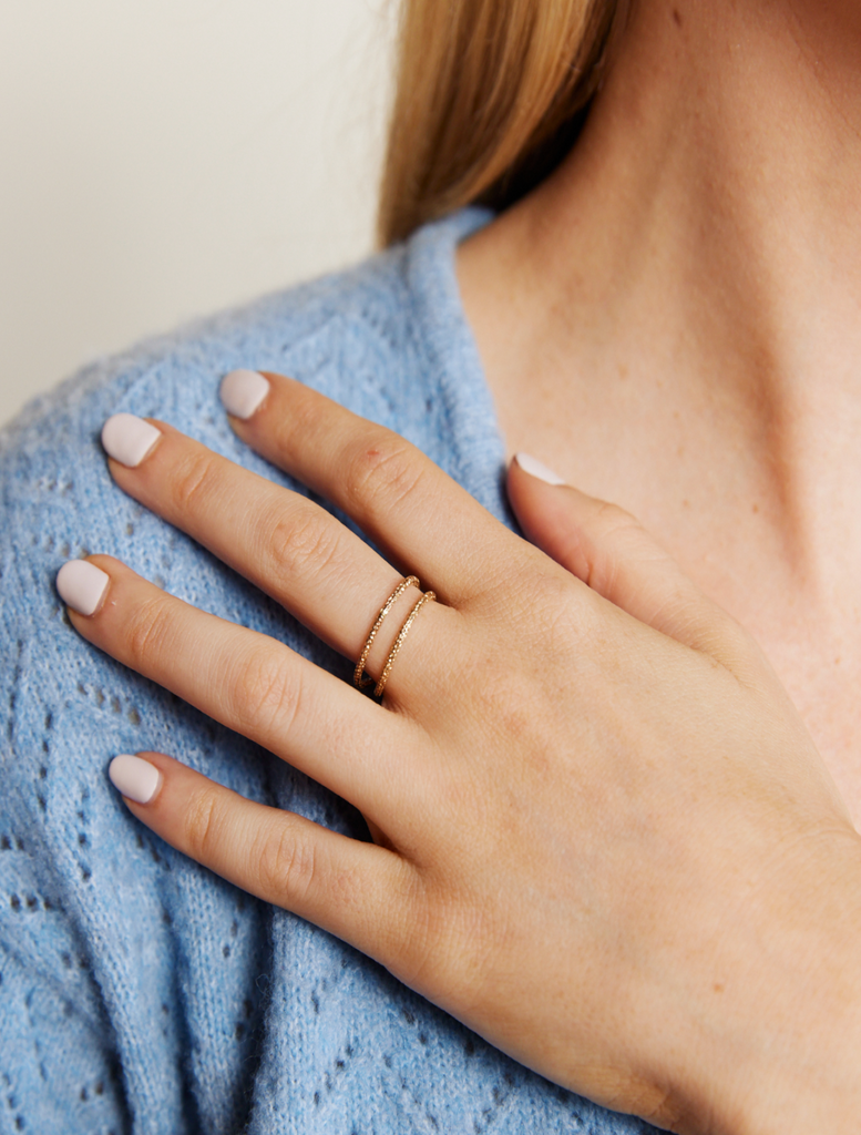 ABLE: Sparkle Infinity Ring-Rings-ABLE-Usher & Co - Women's Boutique Located in Atoka, OK and Durant, OK