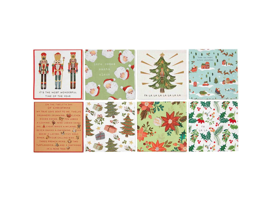 Christmas Paper Napkins-15-HOLD HOLIDAY-MUD PIE-Usher & Co - Women's Boutique Located in Atoka, OK and Durant, OK