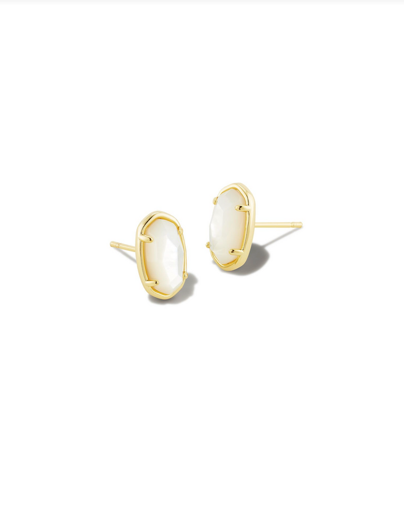 Kendra Scott: Grayson Stud Gold-Earrings-Kendra Scott-Usher & Co - Women's Boutique Located in Atoka, OK and Durant, OK