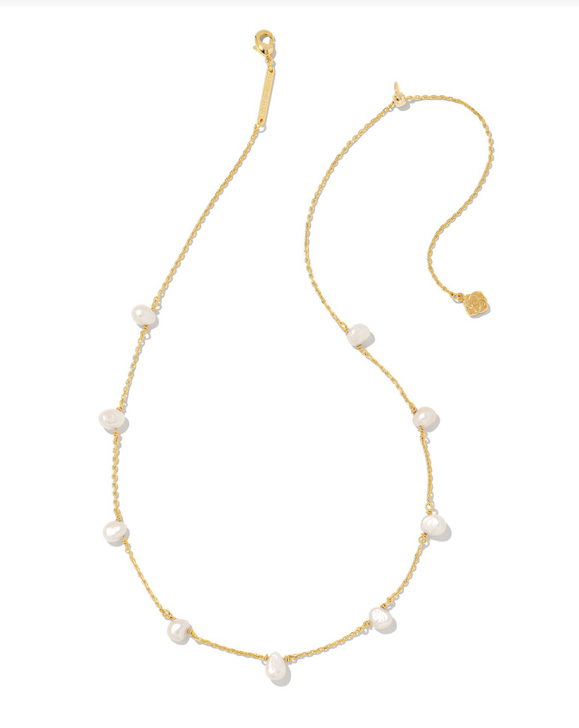 Kendra Scott: Leighton Pearl Strand Necklace-Necklaces-Kendra Scott-Usher & Co - Women's Boutique Located in Atoka, OK and Durant, OK