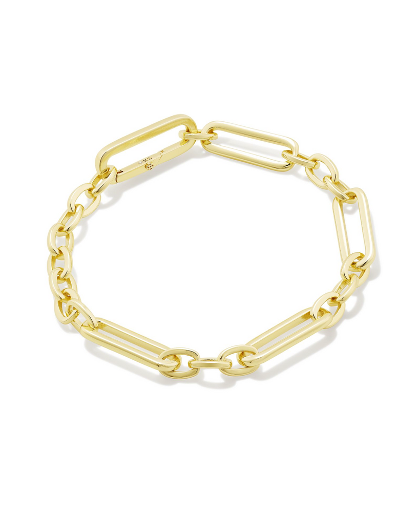 Kendra Scott: Link Chain Bracelet Gold-Bracelets-Kendra Scott-Usher & Co - Women's Boutique Located in Atoka, OK and Durant, OK