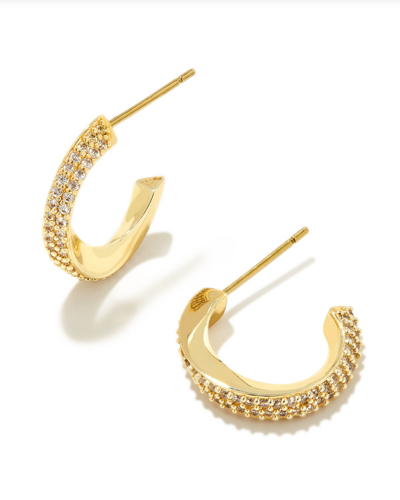 Kendra Scott: Ella Huggie-Earrings-Kendra Scott-Usher & Co - Women's Boutique Located in Atoka, OK and Durant, OK