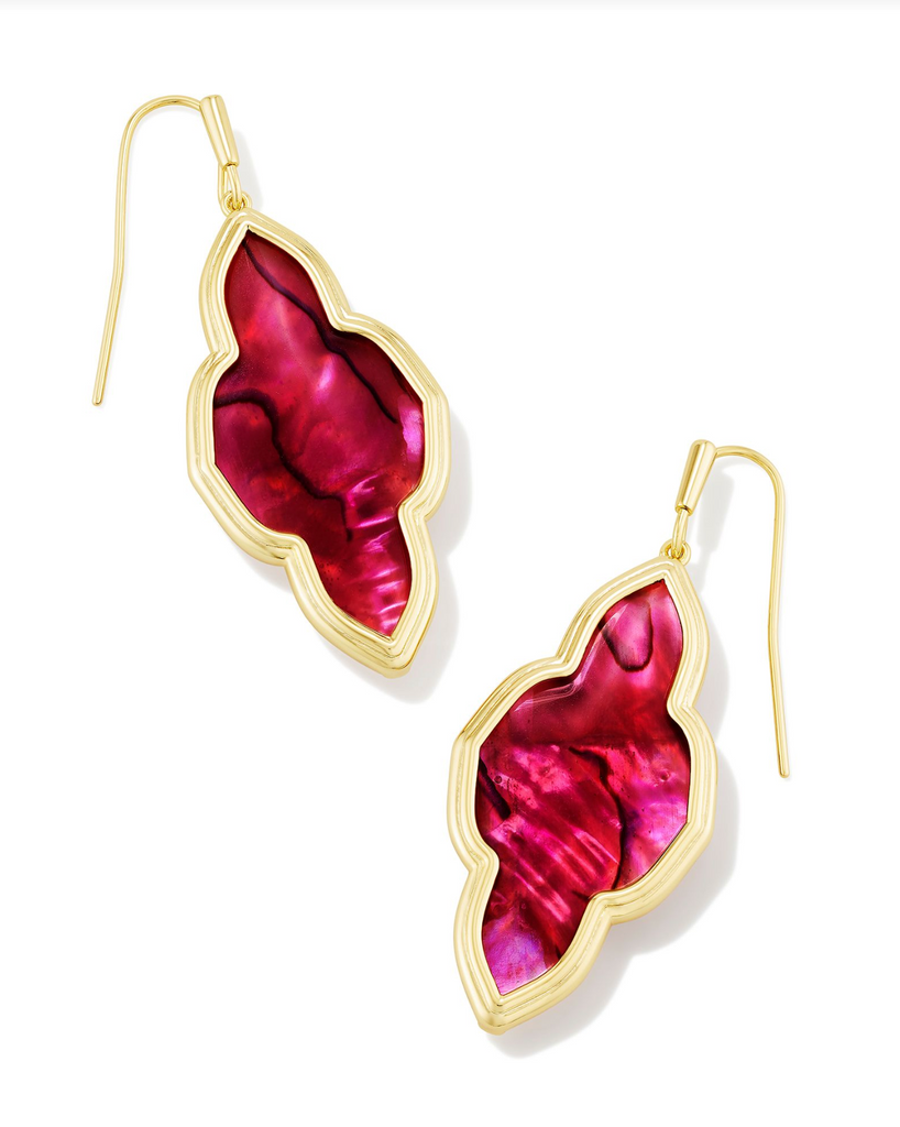 Kendra Scott: Framed Abbie Earring-Gold-Earrings-Kendra Scott-Usher & Co - Women's Boutique Located in Atoka, OK and Durant, OK