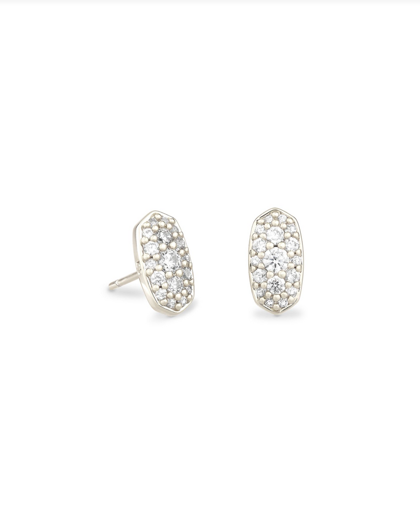 Kendra Scott: Grayson Crystal Stud-Earrings-Kendra Scott-Usher & Co - Women's Boutique Located in Atoka, OK and Durant, OK