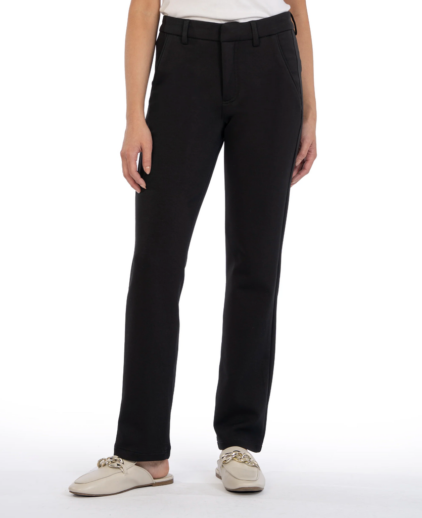 Kut From The Kloth: Reece Trouser Ponte Straight Leg-Pants-Kut from the Kloth-Usher & Co - Women's Boutique Located in Atoka, OK and Durant, OK