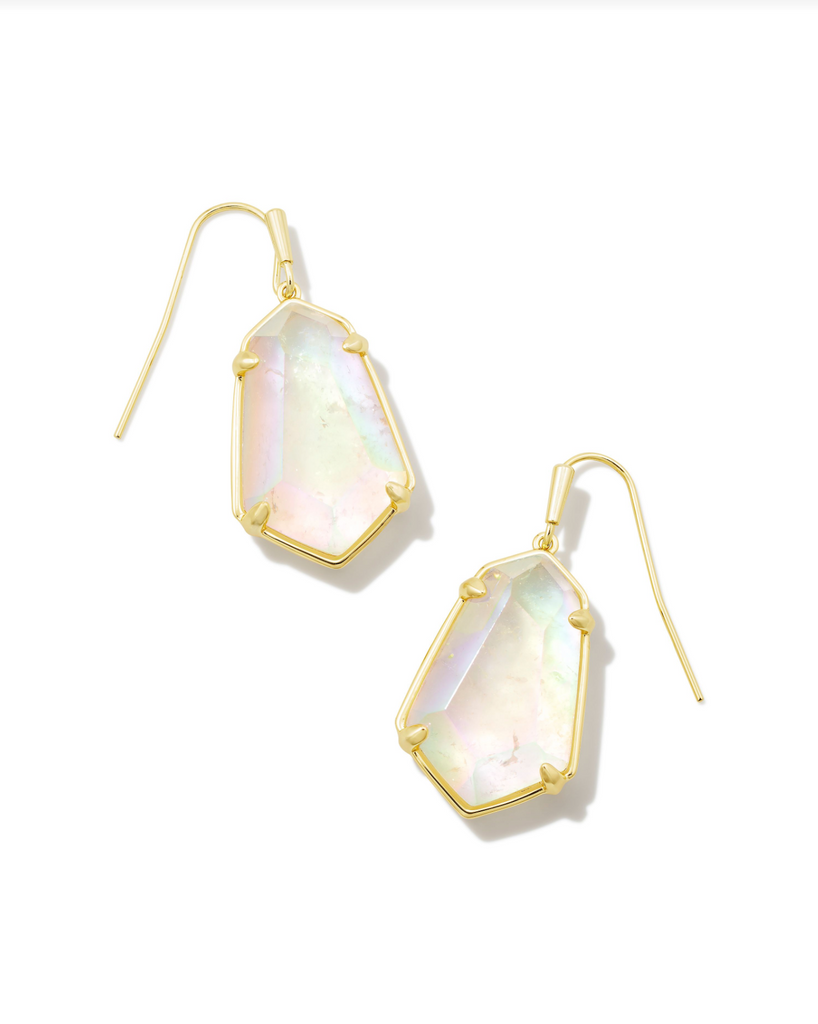 Kendra Scott: Alexandria Drop Earring-Gold-Earrings-Kendra Scott-Usher & Co - Women's Boutique Located in Atoka, OK and Durant, OK