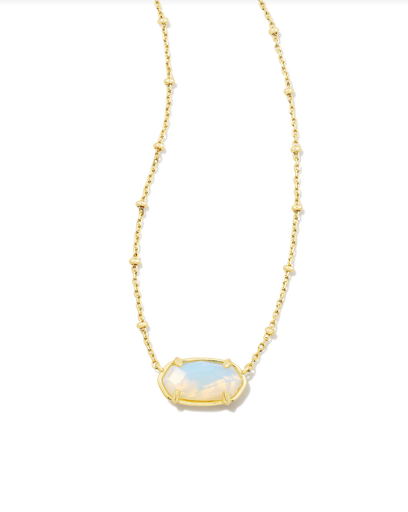 Kendra Scott: Faceted Elisa Necklace-Gold-Necklaces-Kendra Scott-Usher & Co - Women's Boutique Located in Atoka, OK and Durant, OK