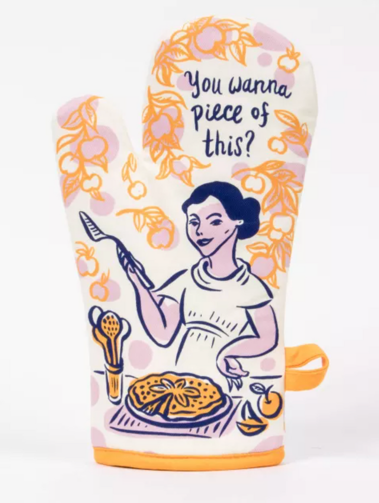 You Wanna Piece Oven Mitt-Kitchen-Blue Q-Usher & Co - Women's Boutique Located in Atoka, OK and Durant, OK