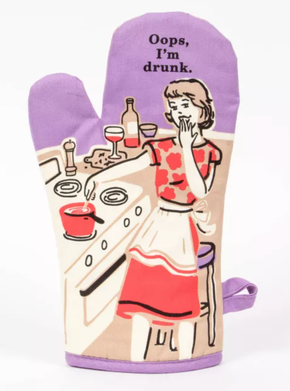 Oops, Im Drunk Oven Mitt-11- Gift/Home-Blue Q-Usher & Co - Women's Boutique Located in Atoka, OK and Durant, OK
