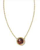 Kendra Scott: Basketball Necklace-Orange Goldstone-7- Jewelry-Kendra Scott-Usher & Co - Women's Boutique Located in Atoka, OK and Durant, OK