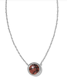 Kendra Scott: Basketball Necklace-Orange Goldstone-7- Jewelry-Kendra Scott-Usher & Co - Women's Boutique Located in Atoka, OK and Durant, OK