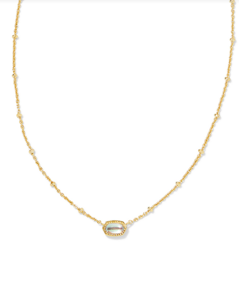 Kendra Scott: Mini Elisa-Gold-Necklaces-Kendra Scott-Usher & Co - Women's Boutique Located in Atoka, OK and Durant, OK