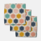 Geometry Dishcloth Set-11- Gift/Home-Geometry-Usher & Co - Women's Boutique Located in Atoka, OK and Durant, OK