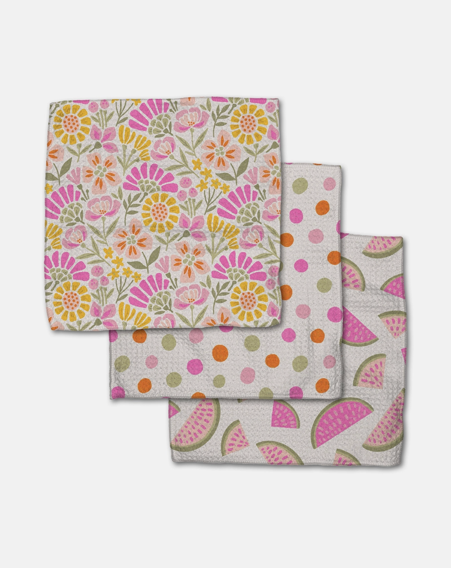 Geometry Dishcloth Set-11- Gift/Home-Geometry-Usher & Co - Women's Boutique Located in Atoka, OK and Durant, OK