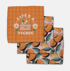 Geometry Dishcloth Set-11- Gift/Home-Geometry-Usher & Co - Women's Boutique Located in Atoka, OK and Durant, OK