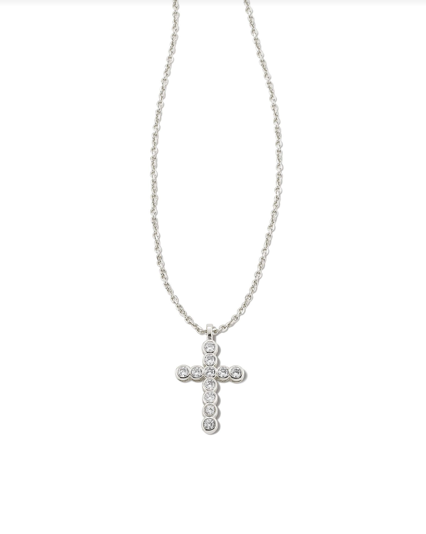 Kendra Scott: Cross Crystal Necklace-7- Jewelry-Kendra Scott-Usher & Co - Women's Boutique Located in Atoka, OK and Durant, OK