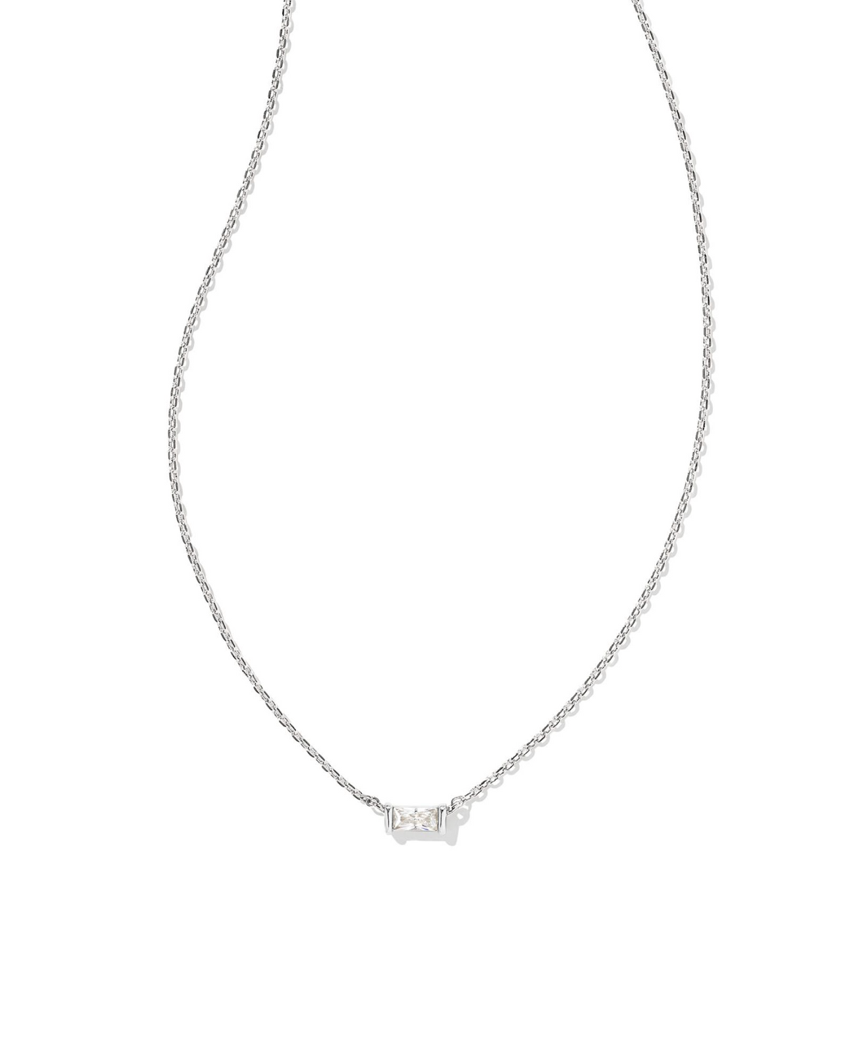Kendra Scott: Juliette Necklace-Silver-7- Jewelry-Kendra Scott-Usher & Co - Women's Boutique Located in Atoka, OK and Durant, OK