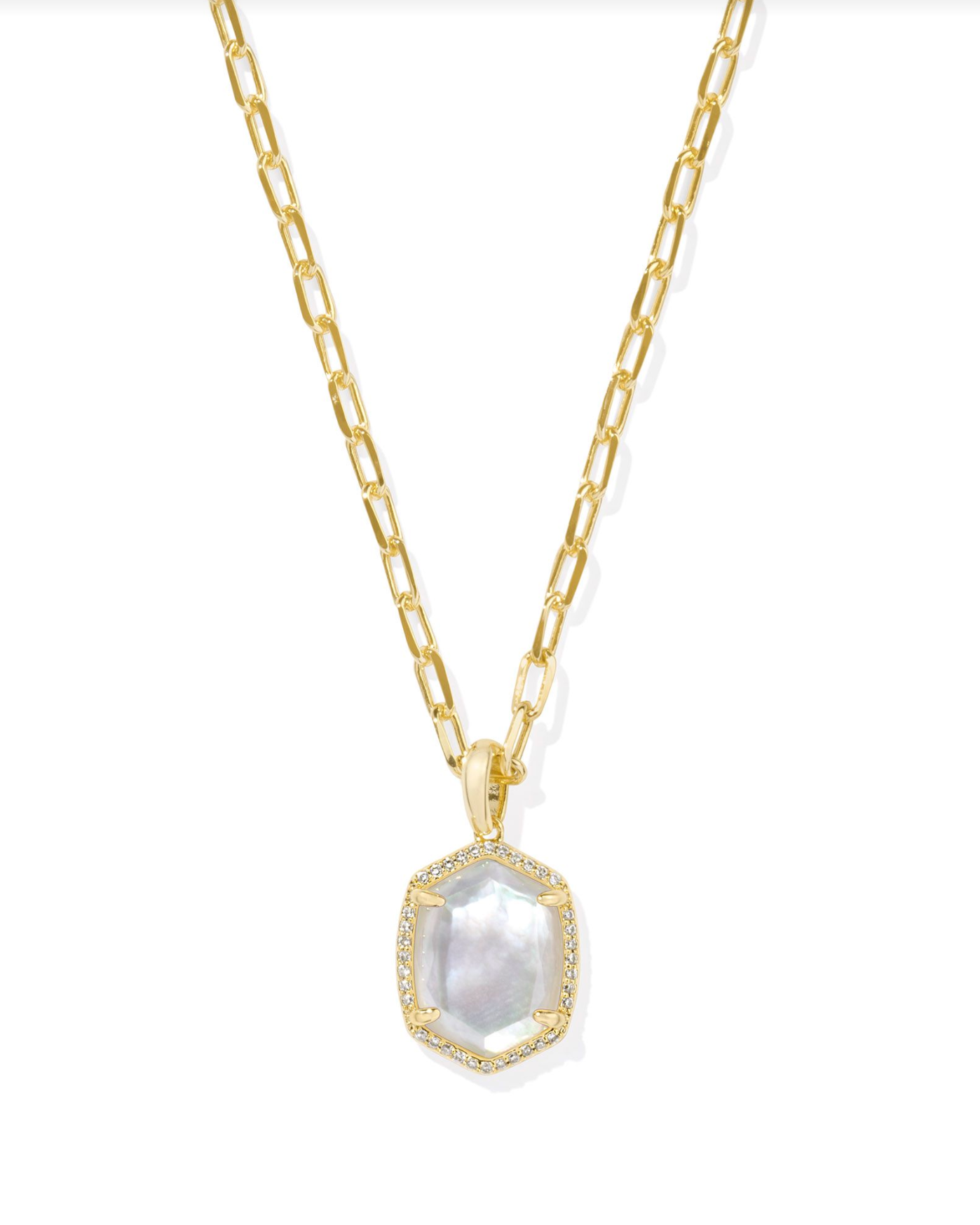 Kendra Scott: Daphne Pave Necklace-Gold-7- Jewelry-Kendra Scott-Usher & Co - Women's Boutique Located in Atoka, OK and Durant, OK