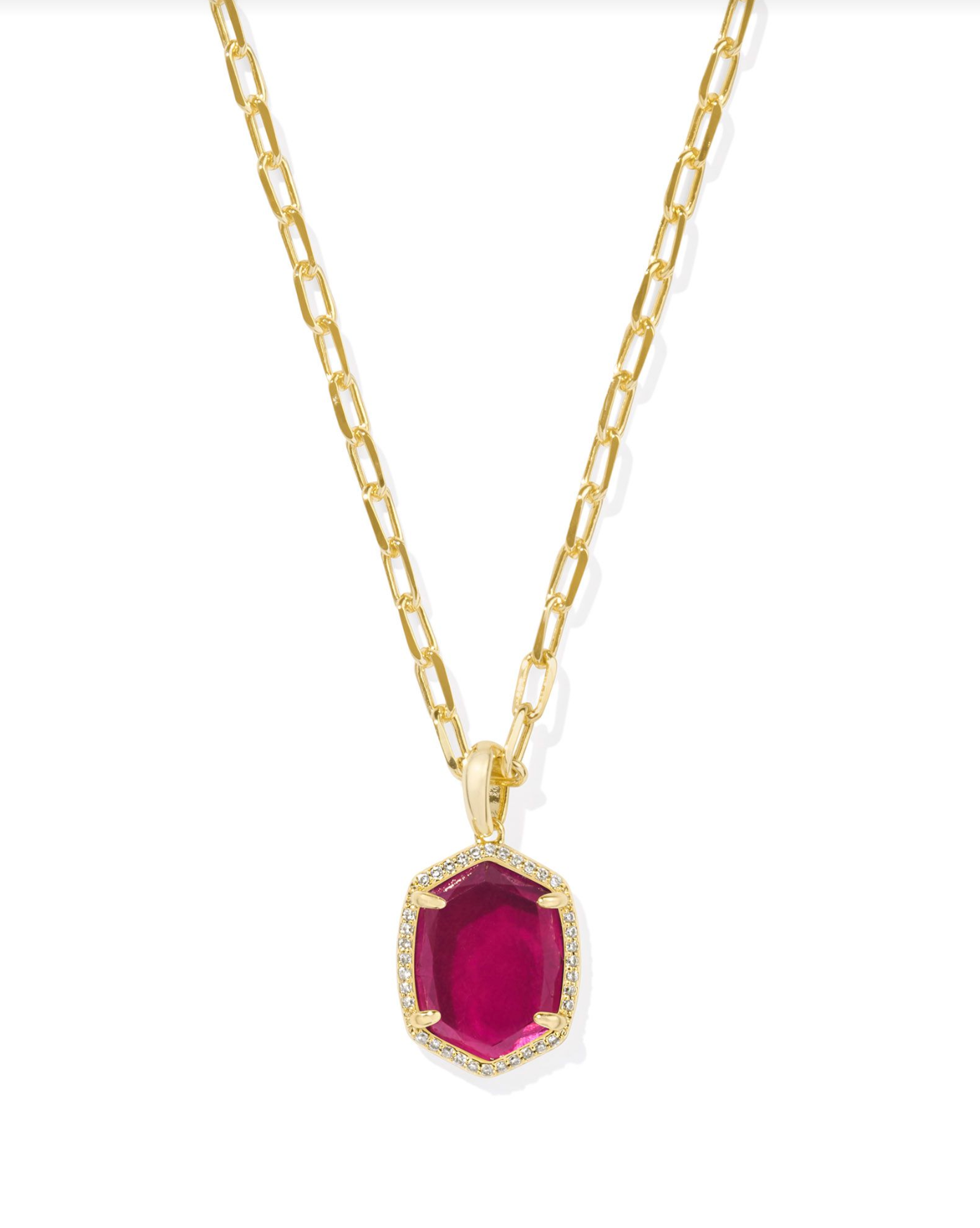 Kendra Scott: Daphne Pave Necklace-Gold-7- Jewelry-Kendra Scott-Usher & Co - Women's Boutique Located in Atoka, OK and Durant, OK