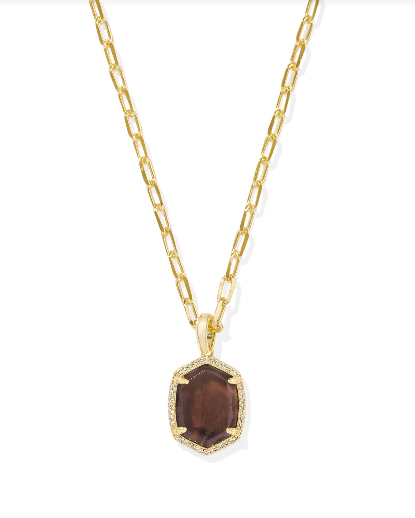 Kendra Scott: Daphne Pave Necklace-Gold-7- Jewelry-Kendra Scott-Usher & Co - Women's Boutique Located in Atoka, OK and Durant, OK