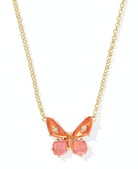 KENDRA SCOTT: Bianca Butterfly Pendant Necklace-Gold Orange Mix-7- Jewelry-Kendra Scott-Usher & Co - Women's Boutique Located in Atoka, OK and Durant, OK