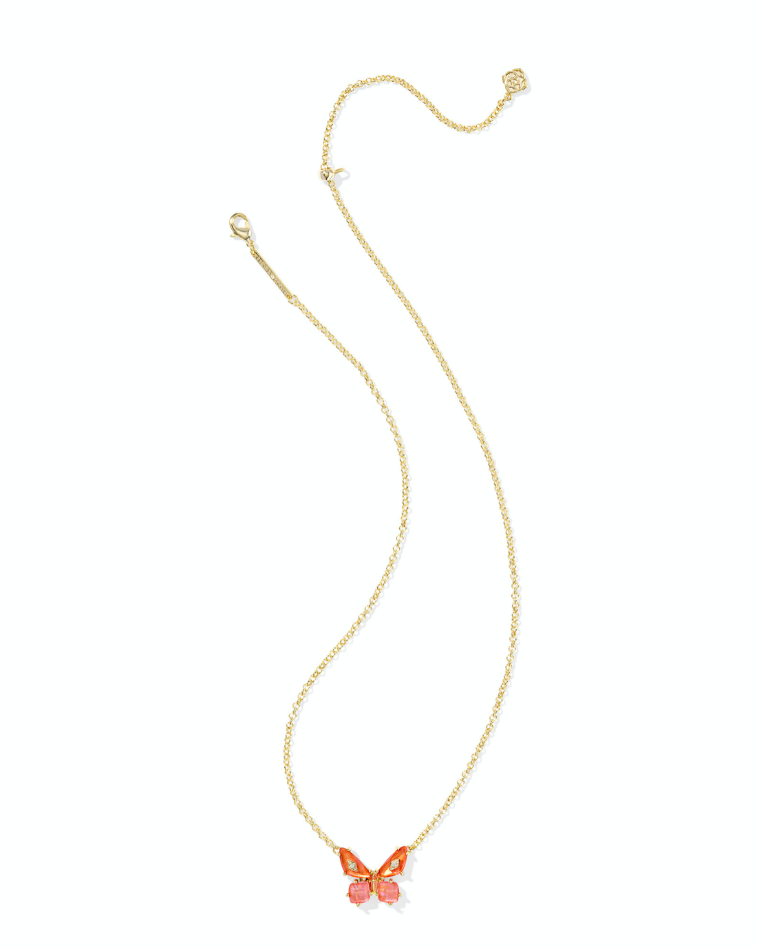KENDRA SCOTT: Bianca Butterfly Pendant Necklace-Gold Orange Mix-7- Jewelry-Kendra Scott-Usher & Co - Women's Boutique Located in Atoka, OK and Durant, OK