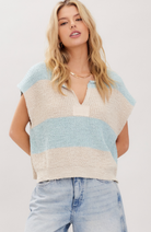 Pixie Sweater-Blue-1- Tops-Illa Illa-Usher & Co - Women's Boutique Located in Atoka, OK and Durant, OK