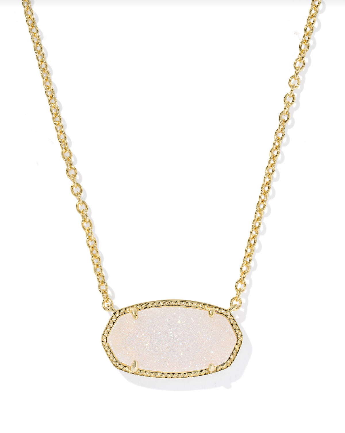 KENDRA SCOTT: Elisa Statement Necklace-Gold Iridescent Drusy-7- Jewelry-Kendra Scott-Usher & Co - Women's Boutique Located in Atoka, OK and Durant, OK