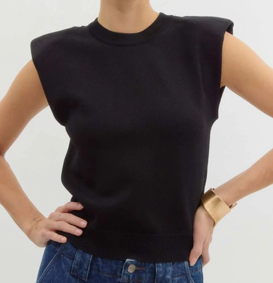 Chic Sleeveless Sweater-1- Tops-ENTRO-Usher & Co - Women's Boutique Located in Atoka, OK and Durant, OK