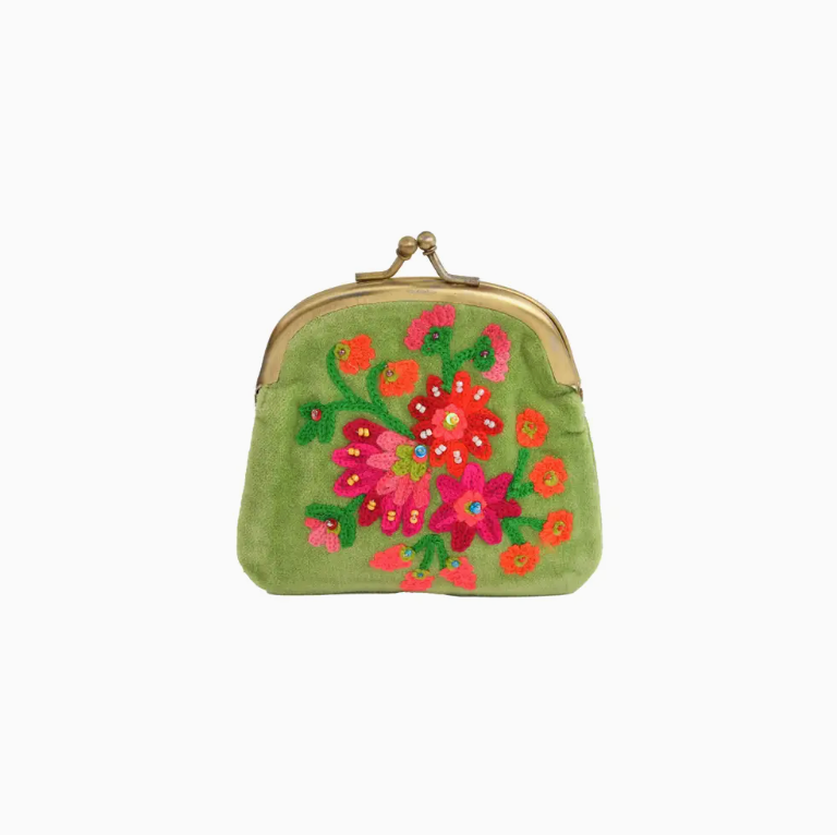 Coin Purse-Bright Green-10- Bags/Wallets-Karma Living-Usher & Co - Women's Boutique Located in Atoka, OK and Durant, OK