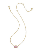 Kendra Scott: Elisa Luxe Necklace-Gold Light Pink CZ-7- Jewelry-KENDRA SCOTT-Usher & Co - Women's Boutique Located in Atoka, OK and Durant, OK