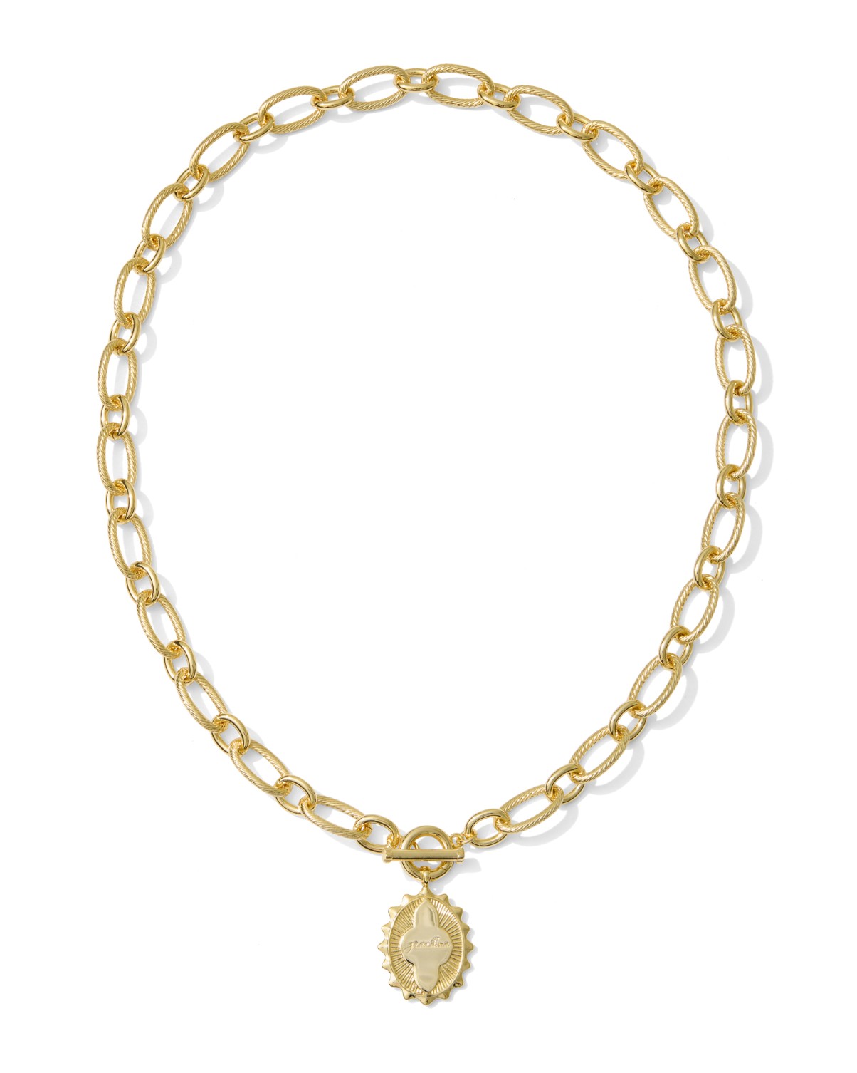 Kendra Scott: Grandma Link And Chain Necklace-Gold-7- Jewelry-Kendra Scott-Usher & Co - Women's Boutique Located in Atoka, OK and Durant, OK
