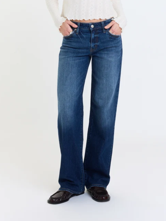 DAZE: Keeper Low Rise Straight-Dark Authentic-5- Denim-DAZE-Usher & Co - Women's Boutique Located in Atoka, OK and Durant, OK