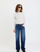 DAZE: Keeper Low Rise Straight-Dark Authentic-5- Denim-DAZE-Usher & Co - Women's Boutique Located in Atoka, OK and Durant, OK